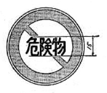 危険物積載車両通行止め（319）