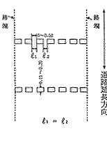 歩行者横断指導線（104）